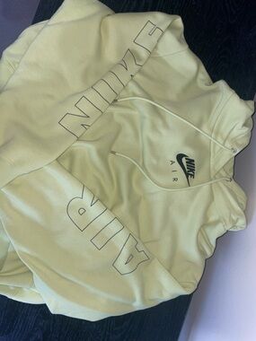Nike Air crop Hoodie in Pale green